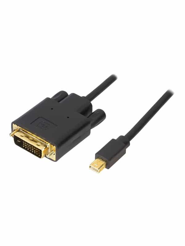 DELTACO mini DisplayPort til DVI-D Single Link mon