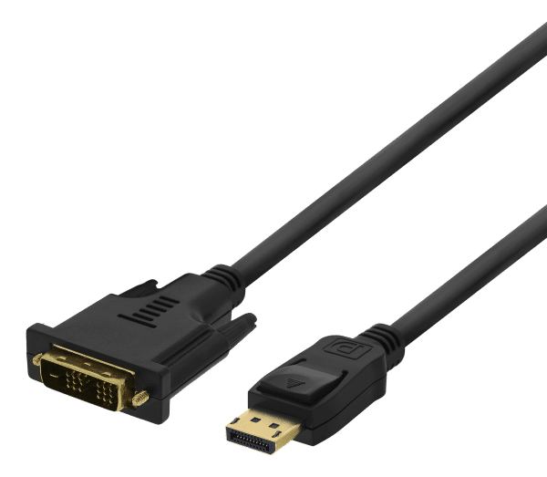 DisplayPort til DVI-D kabel - 1080P Fuld HD - 2m - Livstidsgaranti