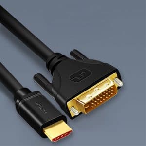 HDMI til DVI-D / DVI til HDMI adapter kabel - 4K - 1080p Fuld HD - 1.5m
