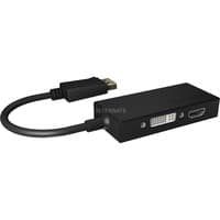 IB-AC1031 DisplayPort DVI-D + VGA (D-Sub) + HDMI Sort, Adapter
