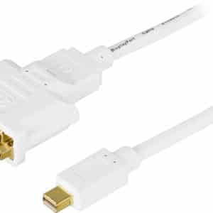 Mini Displayport til DVI kabel - Guldbelagt - 1 m