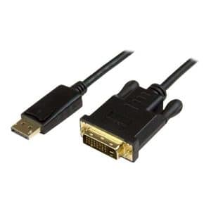 StarTech.com 3 ft DisplayPort to DVI Converter Cable DP to DVI Adapter