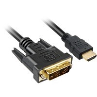 4044951009053 videokabel adapter 2 m HDMI DVI-D Sort