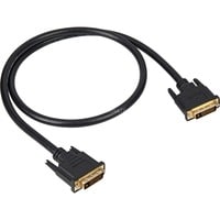 DVI-D/DVI-D (24+1), 1 m DVI kabel Sort