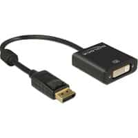 62599 videokabel adapter 0,2 m DisplayPort DVI-I Sort