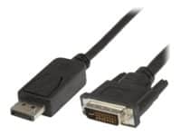 MicroConnect - DisplayPort kabel - dobbeltlink - DisplayPort (han) til DVI-D (han) - 5 m - tommelskruer