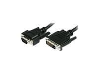 MicroConnect - VGA-kabel - DVI-A (han) til HD-15 (VGA) (han) - 1 m