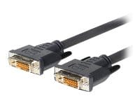 VivoLink Pro - DVI-kabel - DVI-D (han) til DVI-D (han) - 5 m - tommelskruer, 4K support - sort
