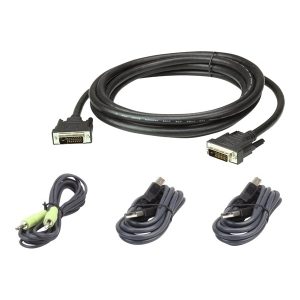 ATEN CABLE KIT DVI-Dd/USB/SP L:3M