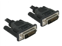 Delock - DVI-kabel - dobbeltlink - DVI-D (han) til DVI-D (han) - 50 cm