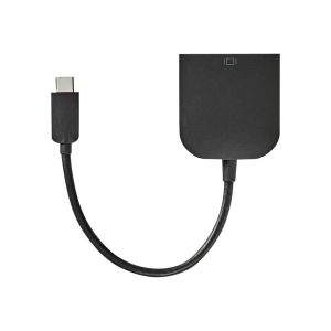 Nedis USB-C 3.1 Adapter Cable - USB / DVI cable - 24 pin USB-C to DVI-D - 20 cm