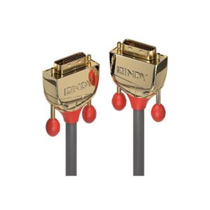 Lindy Gold - DVI cable - DVI-D to DVI-D - 2 m