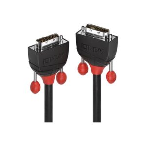 Lindy Black Line - DVI cable - DVI-D to DVI-D - 2 m